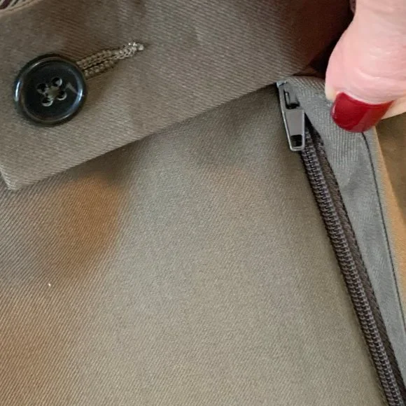 NWT Ralph Lauren Men’s Flat Front No Cuff Dress Pant, Color Tan 42wx30L Washable - Picture 2 of 12